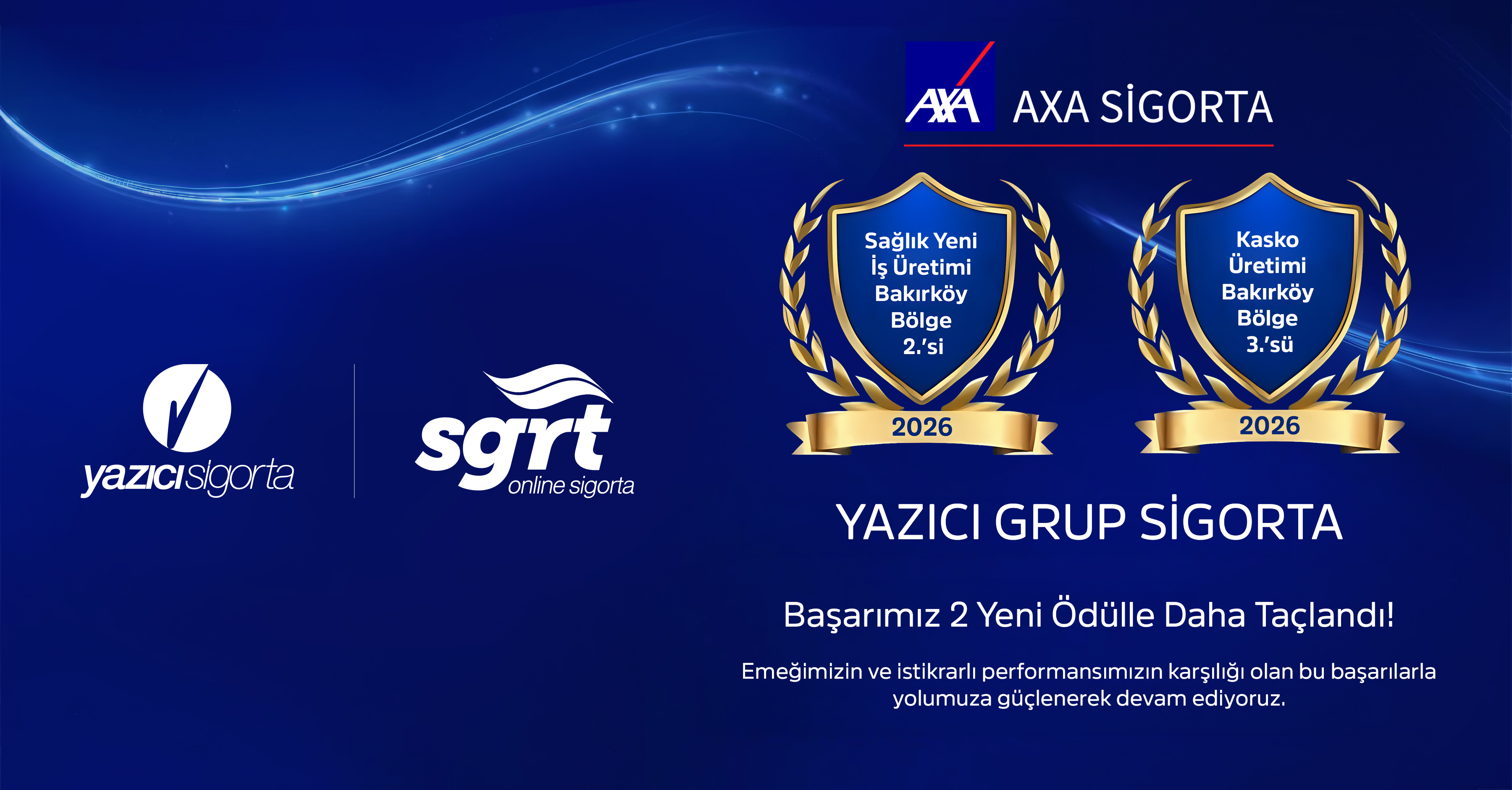 Başarılarımız Axa’dan Yeni 2 Ödülle Taçlandı